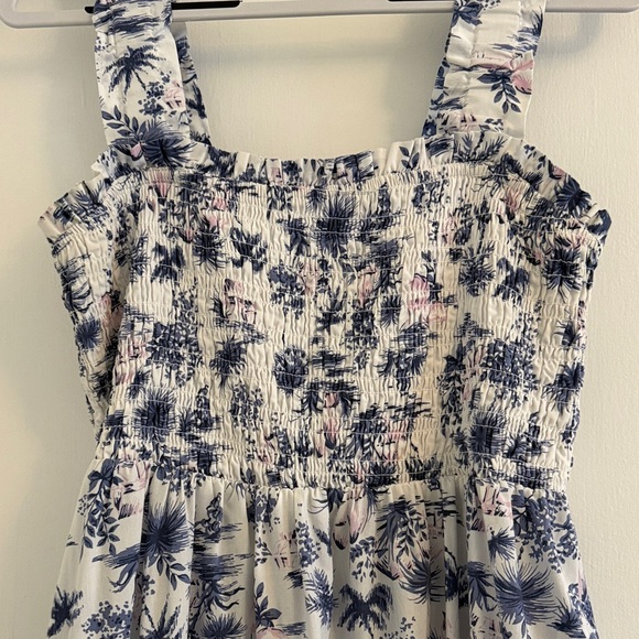 Abercrombie & Fitch Blue and White Floral Maxi Dress - Picture 2 of 3